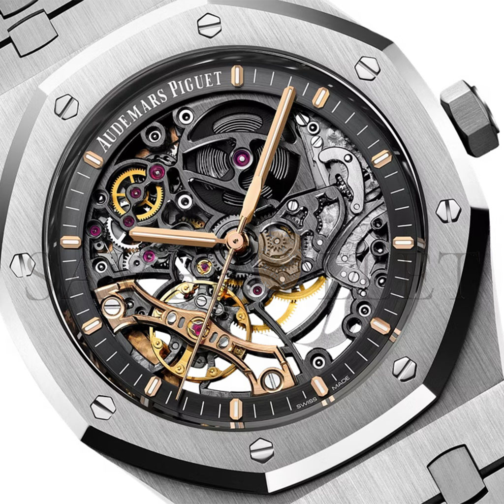 AUDEMARS PIGUET ROYAL OAK DOUBLE BALANCE WHEEL OPENWORKED 15407ST.OO.1220ST.01